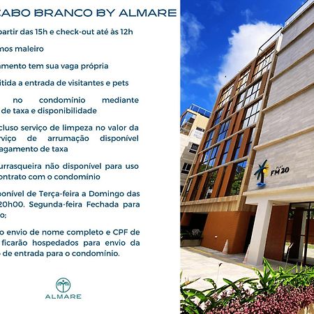 Flat Fm20 Cabo Branco Ocean - By Almare Apartment Joao Pessoa Exterior photo