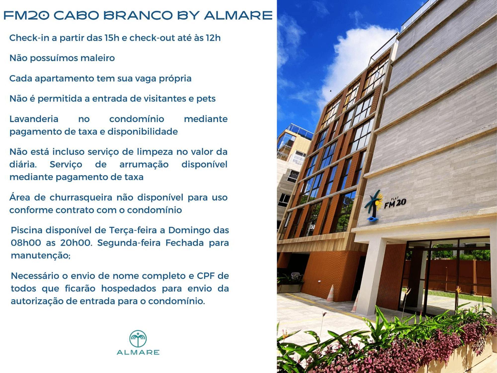 Flat Fm20 Cabo Branco Ocean - By Almare Apartment Joao Pessoa Exterior photo